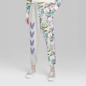 Wild Fable Medium High Waisted Graphic Fleece Jogger